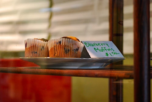 Village Bakery blueberry muffins