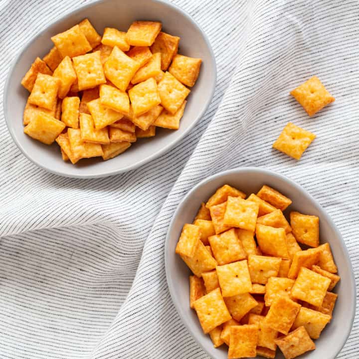homemade Cheez-Its from the cookbook Classic Snacks Made from Scratch