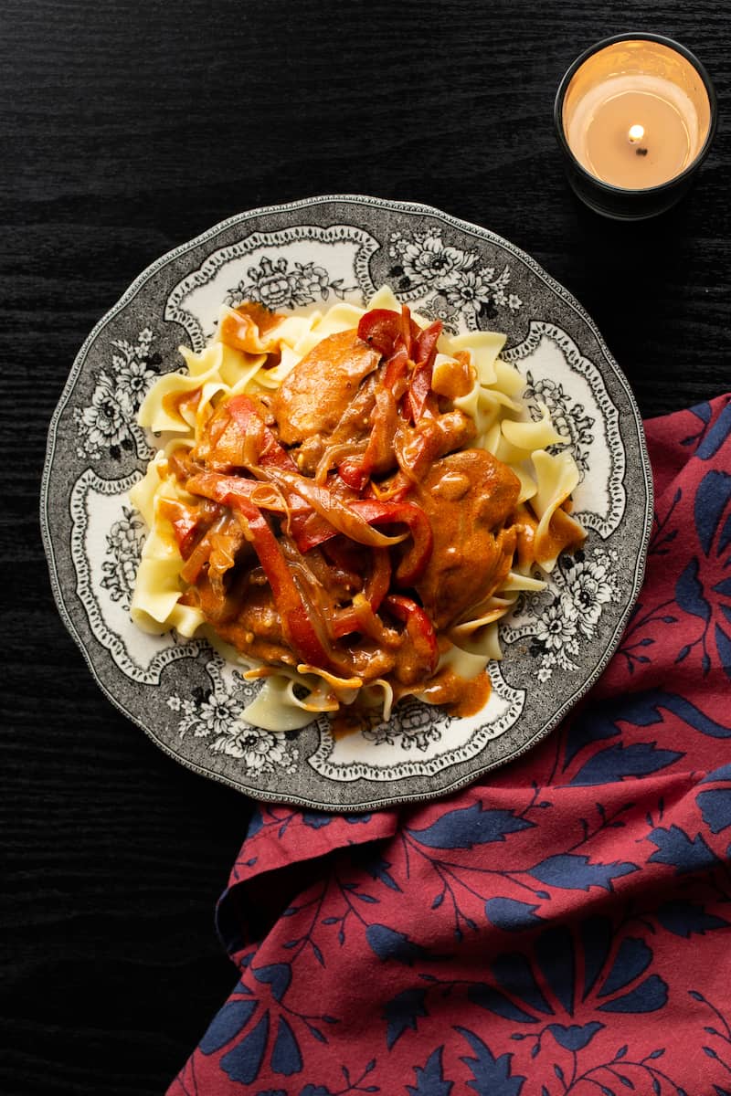 Eating My Words: Dracula’s Chicken Paprikash for Two