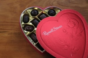 Russell Stover Valentine's box