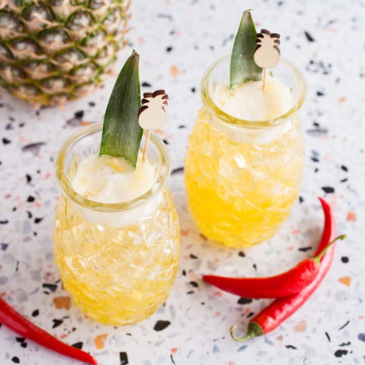 pineapple chile beer cocktail