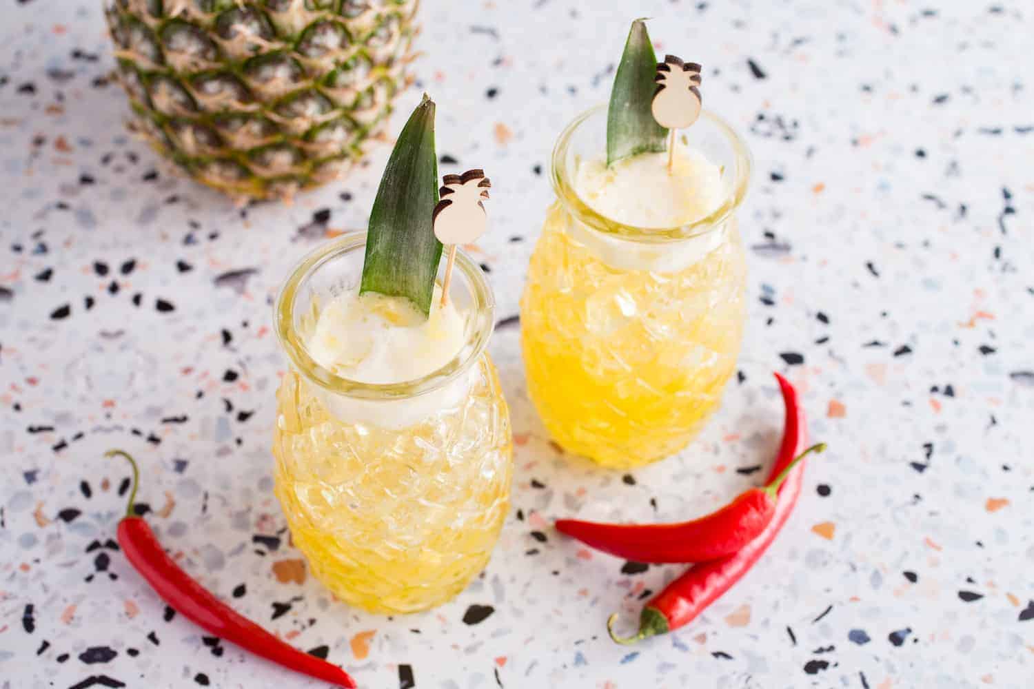 pineapple chile beer cocktail