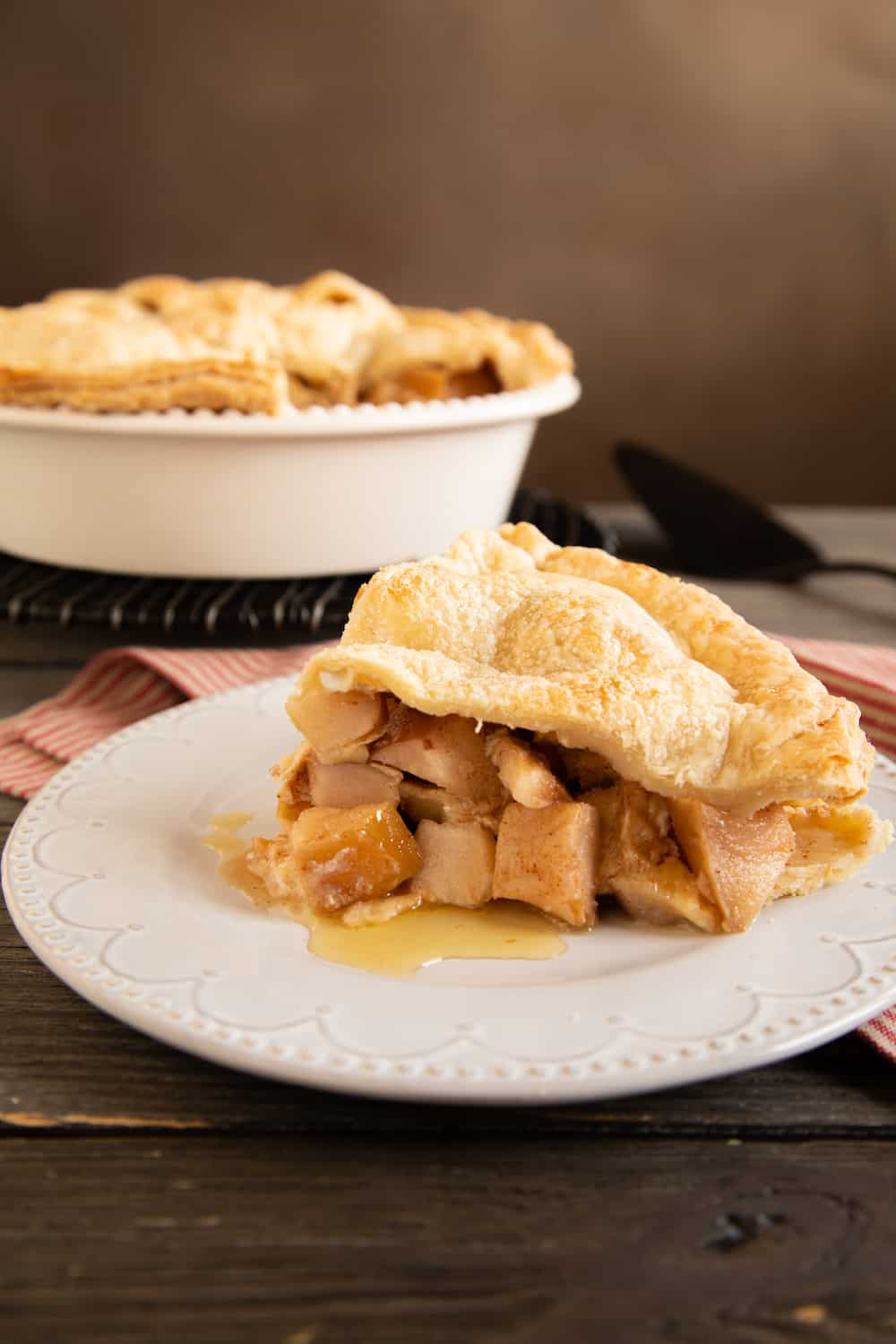 Apple Pie with Brie and Honey