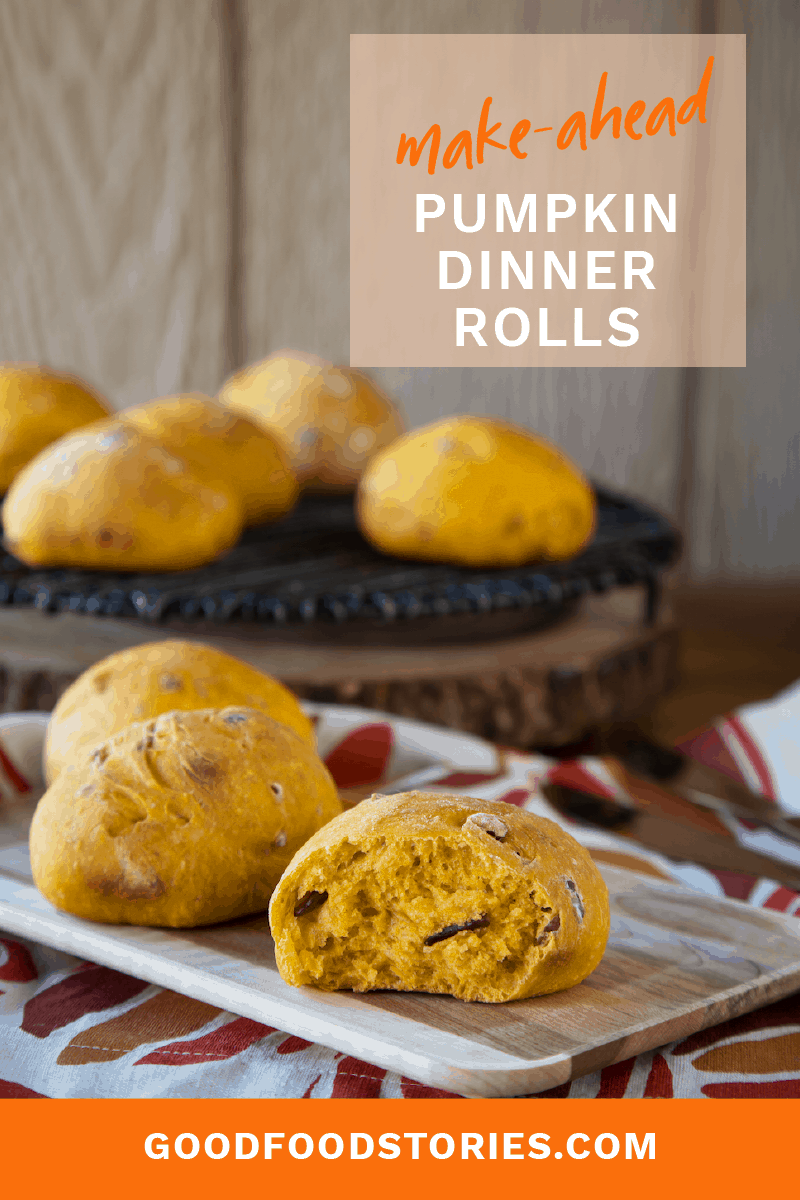 pumpkin nut dinner rolls