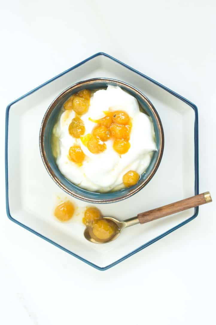 Goose Things Up with Ground Cherry Compote