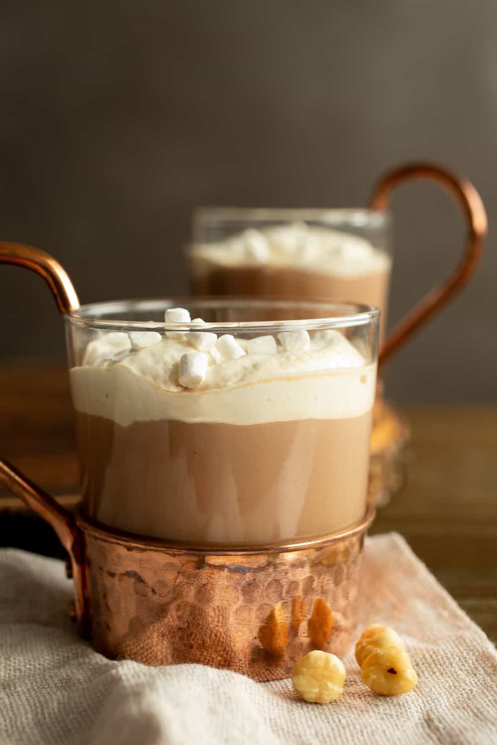 Hazelnut Bourbon Hot Chocolate: A Holiday Helper