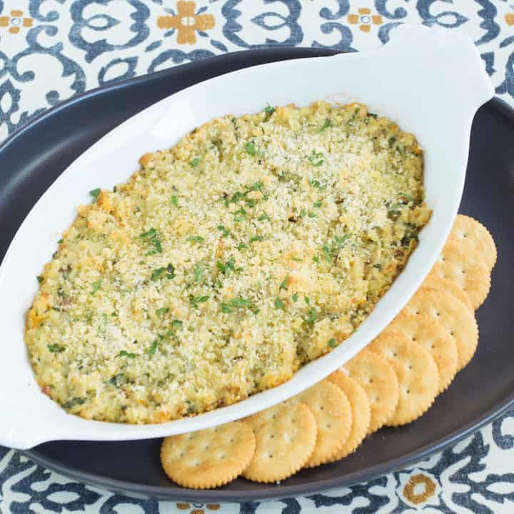 baked clam dip