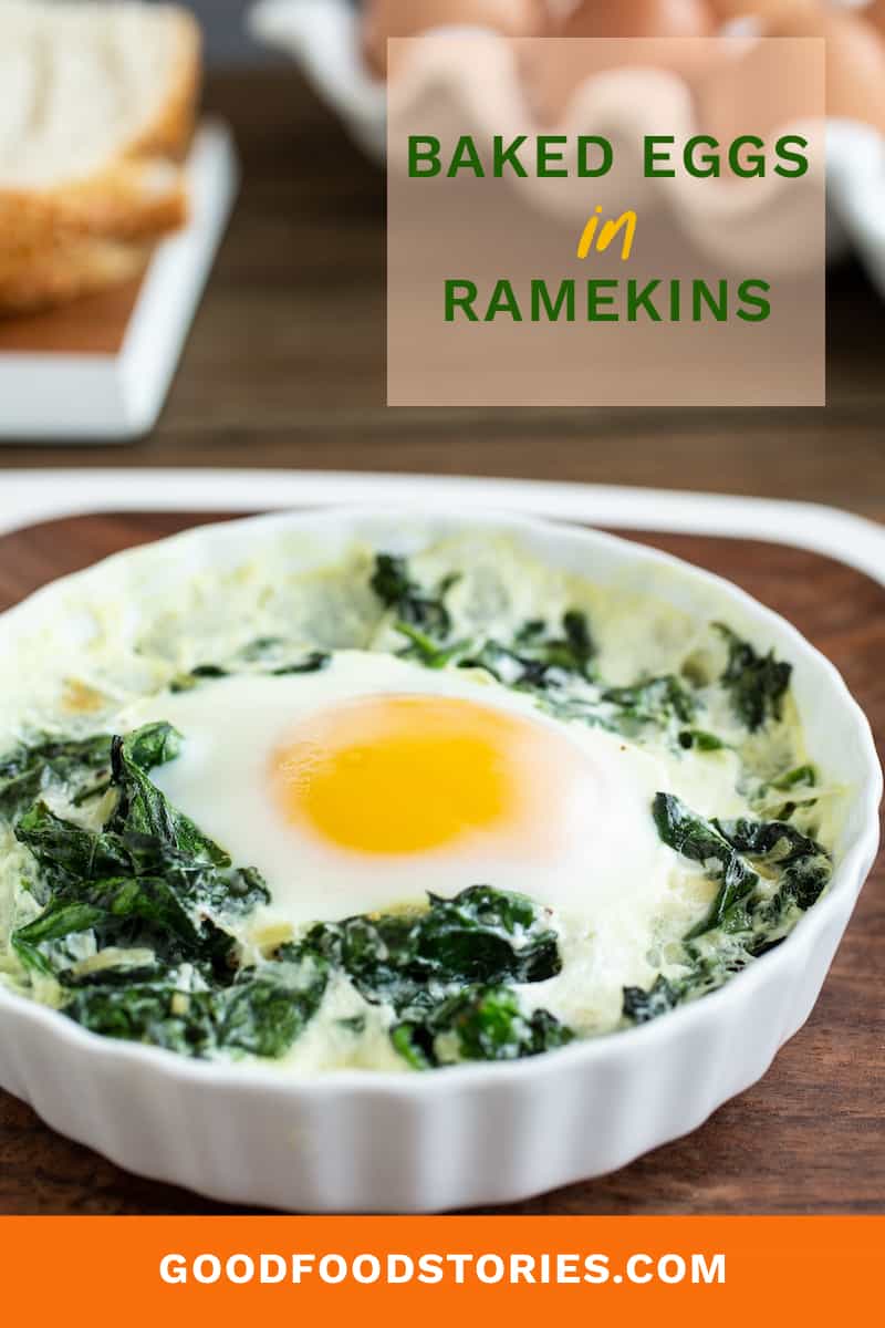 baked eggs in ramekins