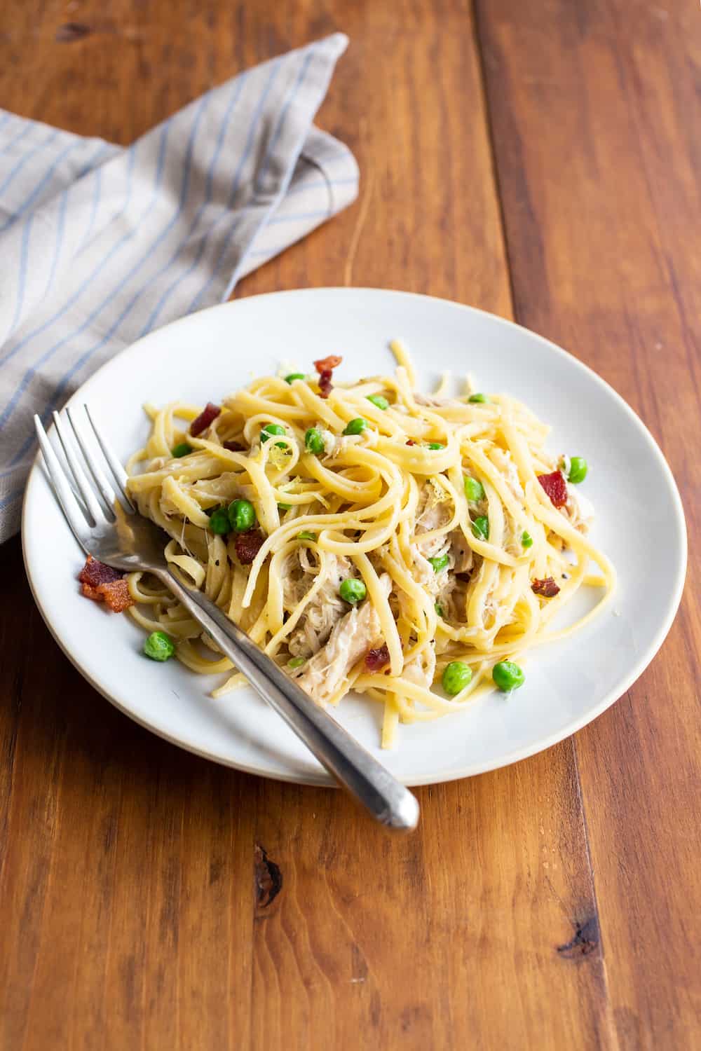 Instant Pot Chicken Pasta with Peas
