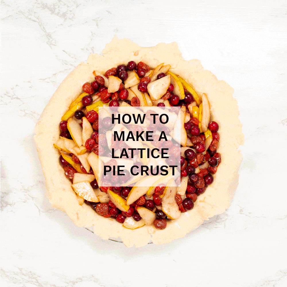 how to make lattice pie crust