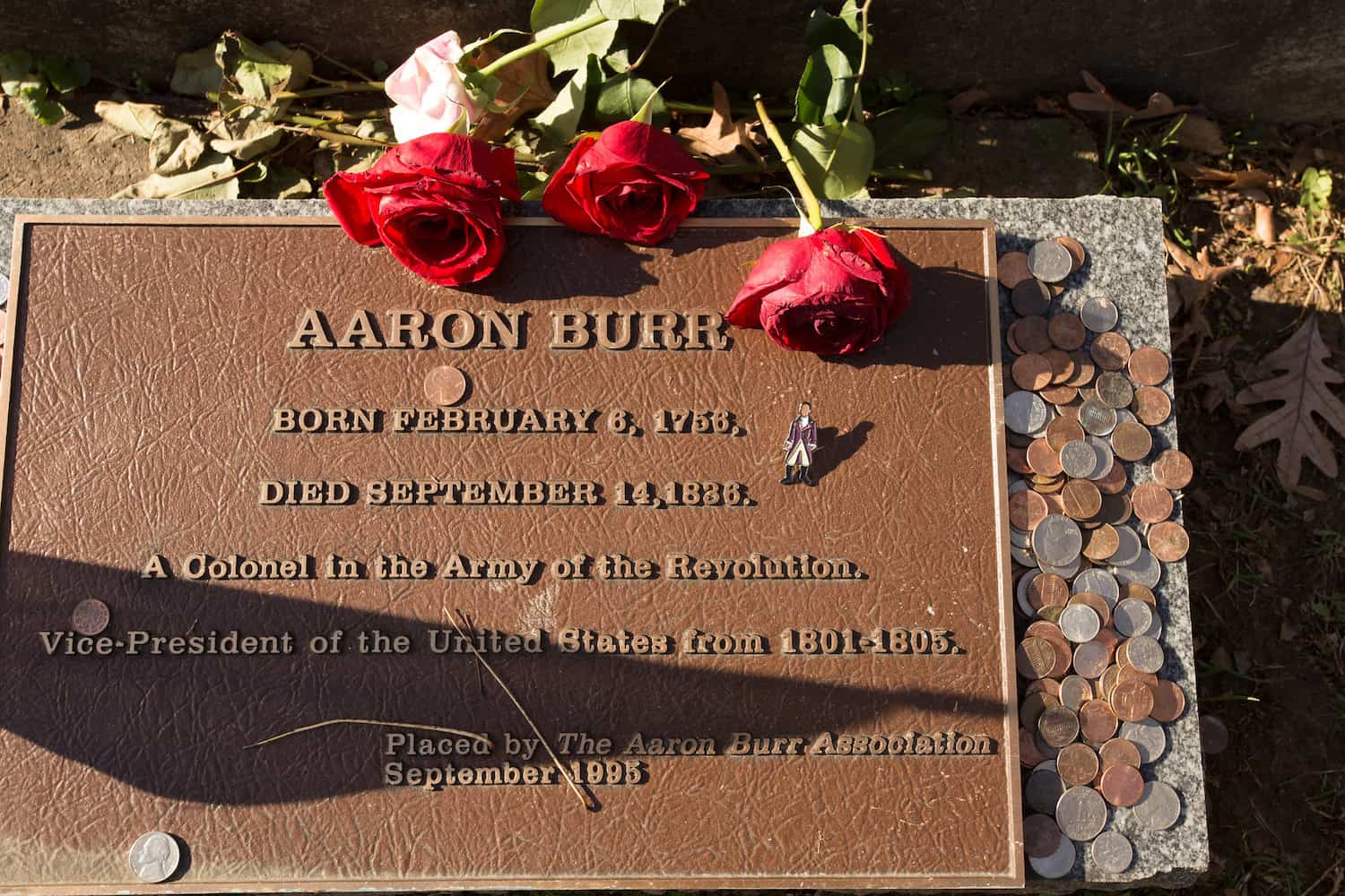 Aaron Burr's grave